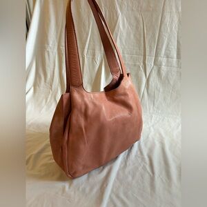 American Leather Co Pink Leather Bag